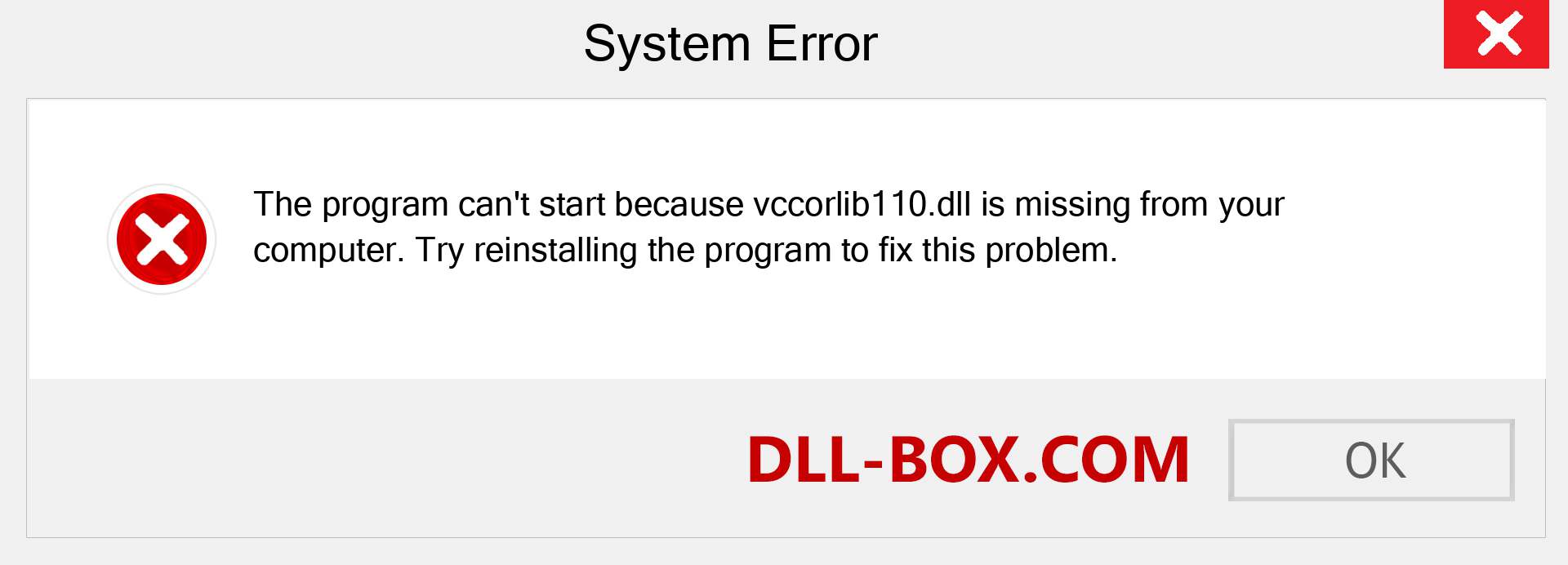  vccorlib110.dll file is missing?. Download for Windows 7, 8, 10 - Fix  vccorlib110 dll Missing Error on Windows, photos, images